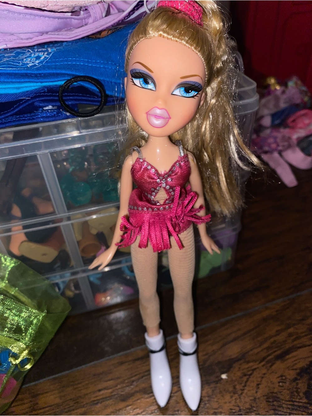 Pink Dance Outfit Doll with Blonde Hair
